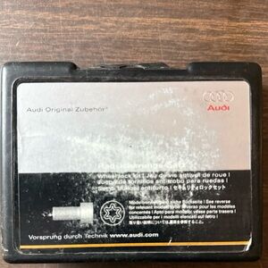 Audi OEM Wheel Locks 4F0-071-455 Anti-Theft Lock Kit 4 Bolts Master Key